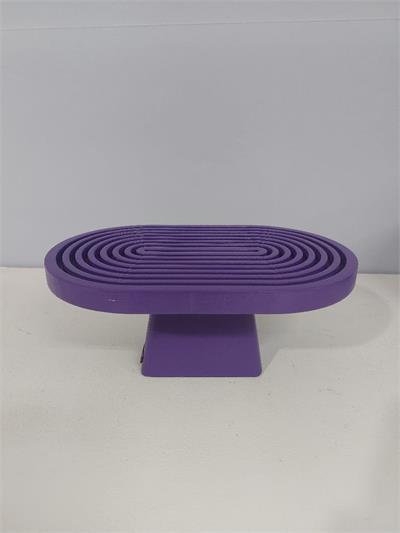 Porta Doce Espiral Baixo Violeta Alt 10Cm X 16Cm X 26 - BB Festas Aluguel 