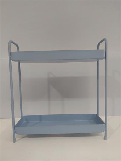 Estante de Mesa Metal Azul Claro  Alt 34Cm X 31Cm X 31Cm - BB Festas Aluguel 