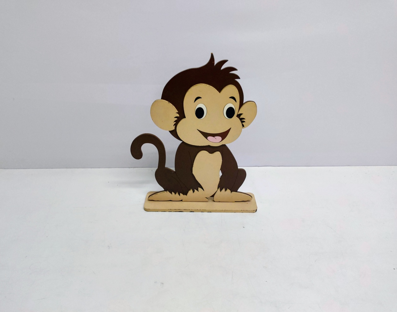 Totem Macaco 31Cm Alt X 23Cm Larg - BB Festas Aluguel 