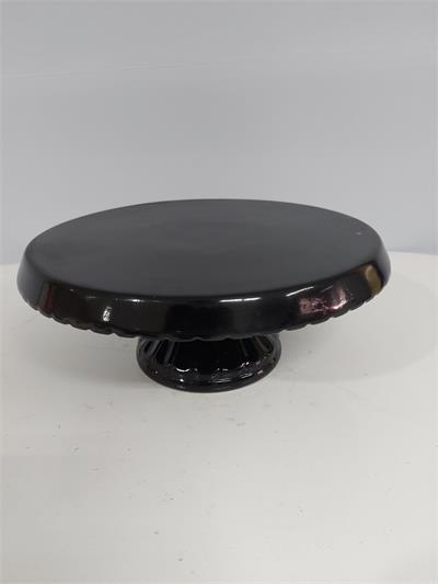 Boleira Baixa Preto 14Cm X 30Cm - BB Festas Aluguel 