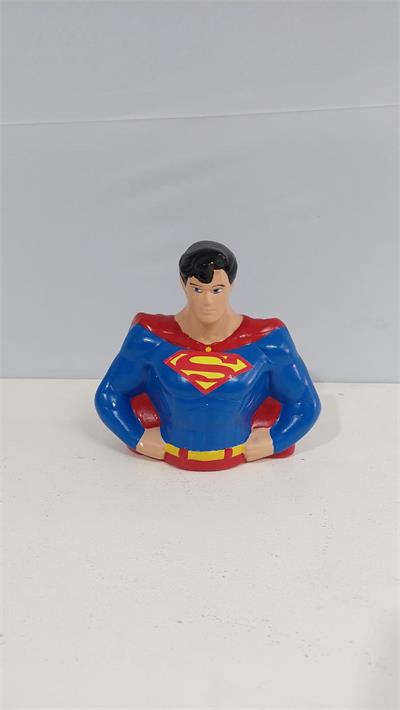Busto Super Man Louça (Herois) 15Cm X 18Cm - BB Festas Aluguel 