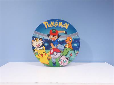Painel Sublimado Redondo Pokemon (Arena Pokemon) 60Cm - BB Festas Aluguel 