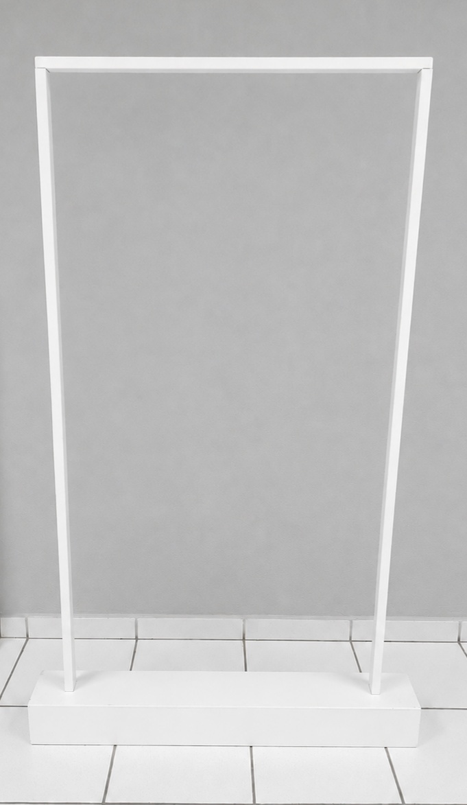 Estrutura Cabideiro Branco Mdf - BBFestasAluguel 