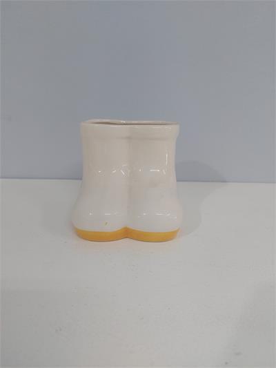 Bota Louça P Branco Alt 10Cm X 10Cm X 10Cm - BB Festas Aluguel 