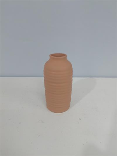 Vaso Ondulado P Bege 16Cm X 7Cm - BB Festas Aluguel 