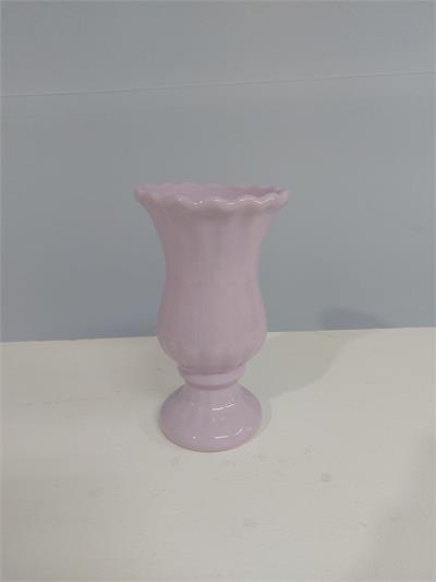 Vaso Babado/M Lilás Candy 17Cm Alt X 10Cm Diametro - BB Festas Aluguel 