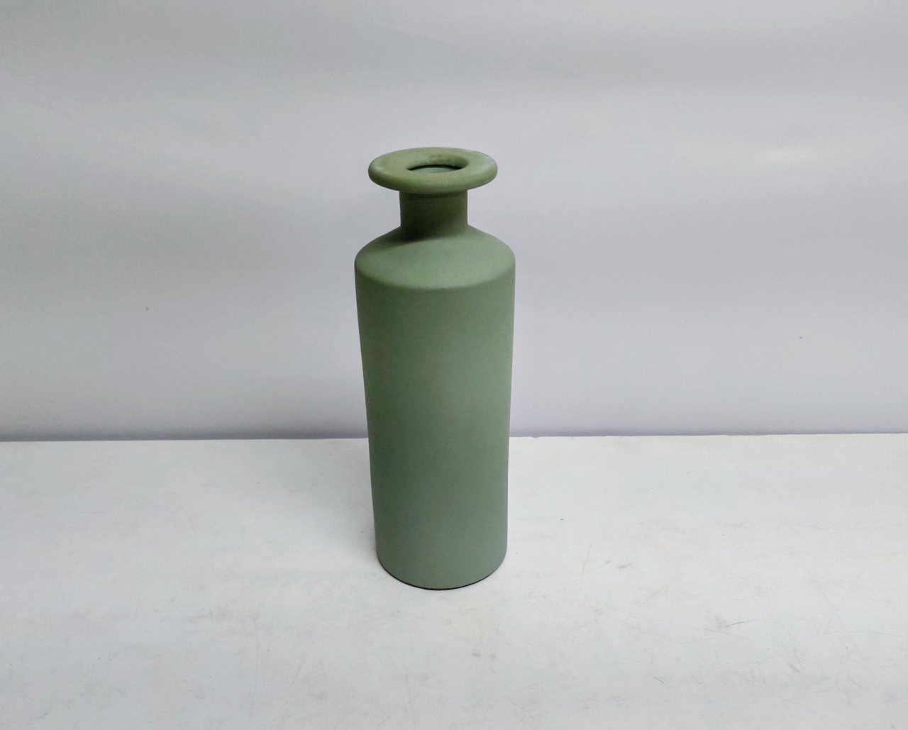 Vaso Leitera/G Verde Menta Fosco 28Cm Alt X 10Cm Diametro - BB Festas Aluguel 