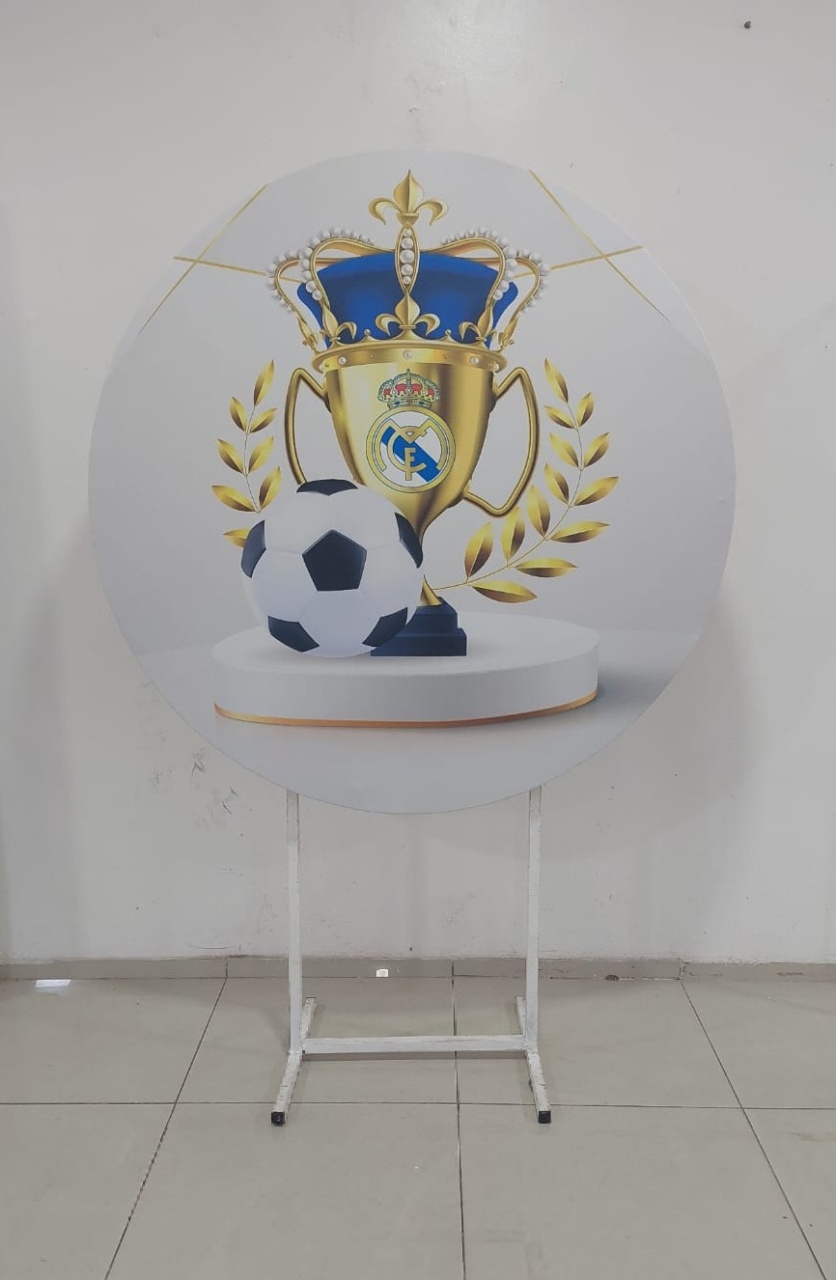 Painel Real Madrid 1,30M (Bb Festas) - BB Festas Aluguel 