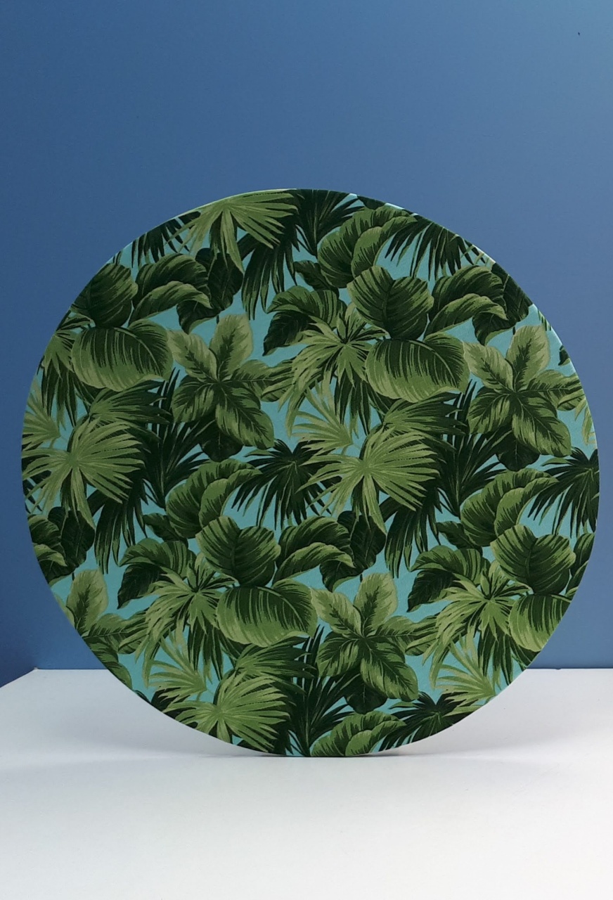 Painel Sublimado Redondo Tropical 3 60Cm - BBFestasAluguel 