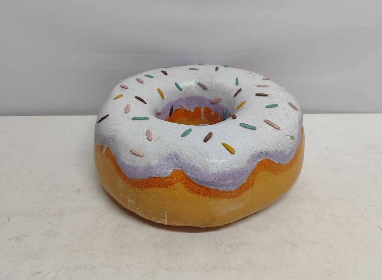 Donuts Lilás 40Cm  - BB Festas Aluguel 