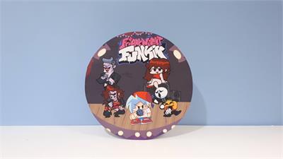 Painel Sublimado Redondo Friday Night Funkin  60Cm - BBFestasAluguel 