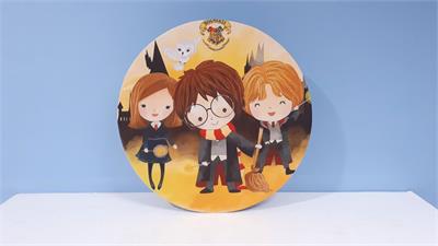 Painel Sublimado Redondo Harry Potter 60Cm - BB Festas Aluguel 