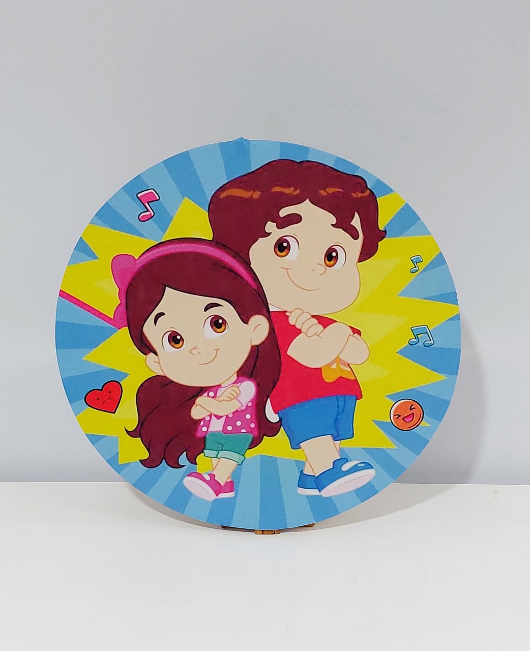 Painel Sublimado Redondo Maria Clara E Jp 60Cm - BBFestasAluguel 