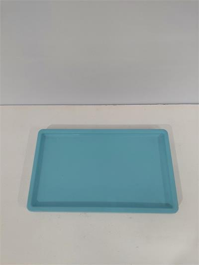 Bandeja Acrílico Azul Claro 20Cm X 30Cm - BB Festas Aluguel 