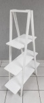 Estante Cavelte Branco Prateleiras Branco 1,60M Alt  - imagem 2