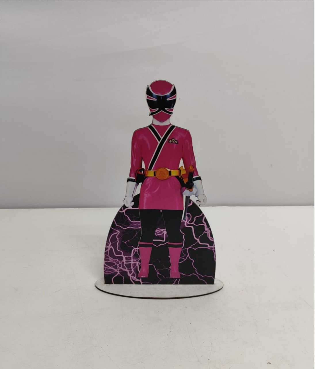 Totem Power Rangers Pink - BBFestasAluguel 