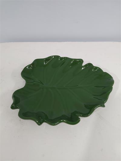 Bandeja Folha Verde Escuro Alt5Cm 26Cm X 28Cm - BB Festas Aluguel 