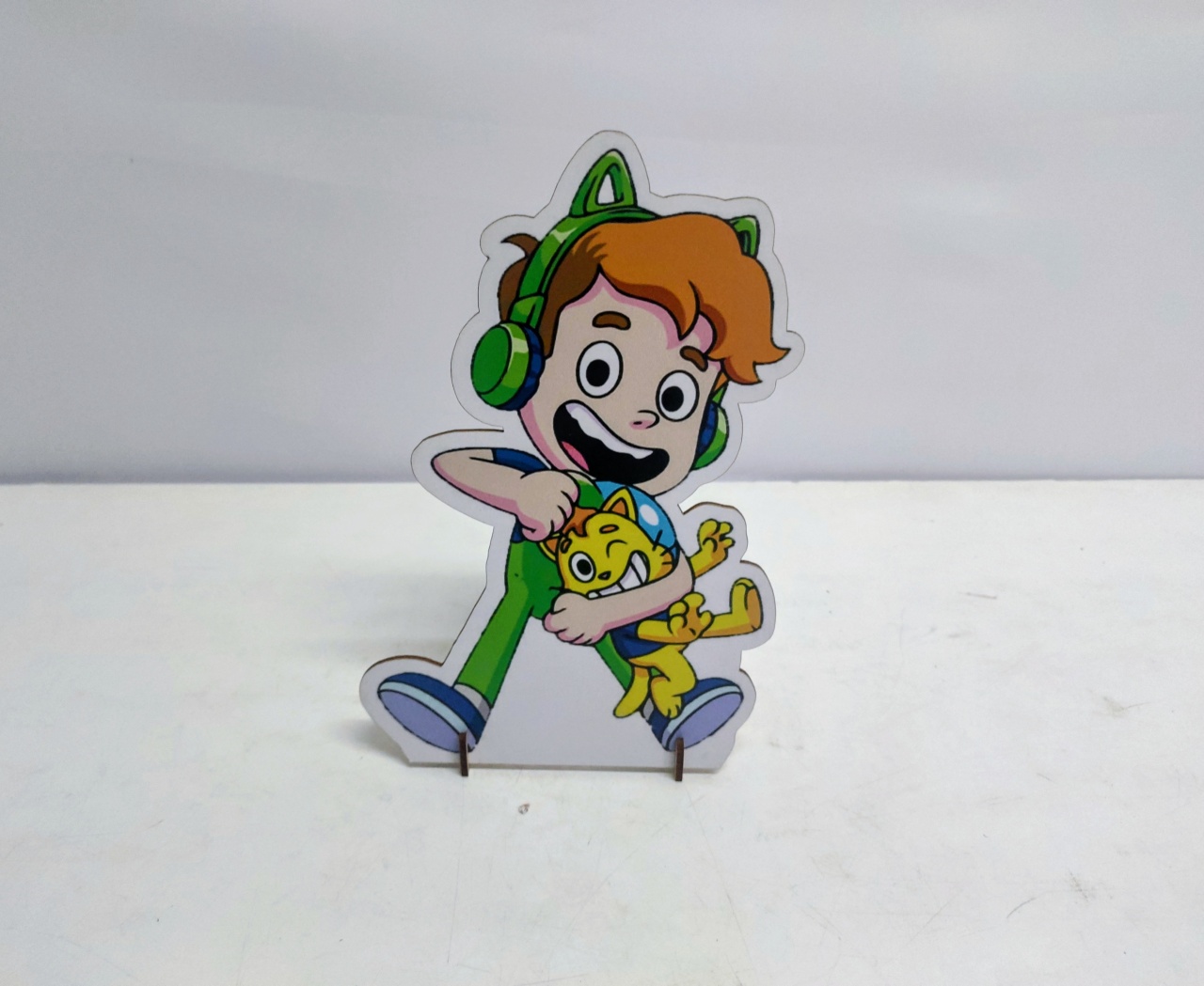 Totem Roni E Astro (Gato Galático) 25Cm Alt X 16Cm Larg  - BB Festas Aluguel 