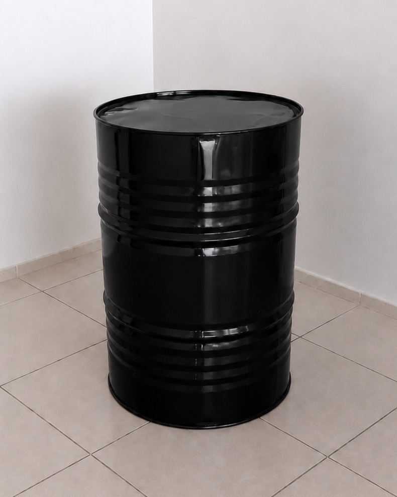 Tambor Preto G 85Cm Alt X 60Cm Diametro - BBFestasAluguel 