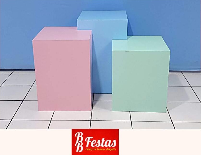 Cubos Encaixe Mdf - BB Festas Aluguel 