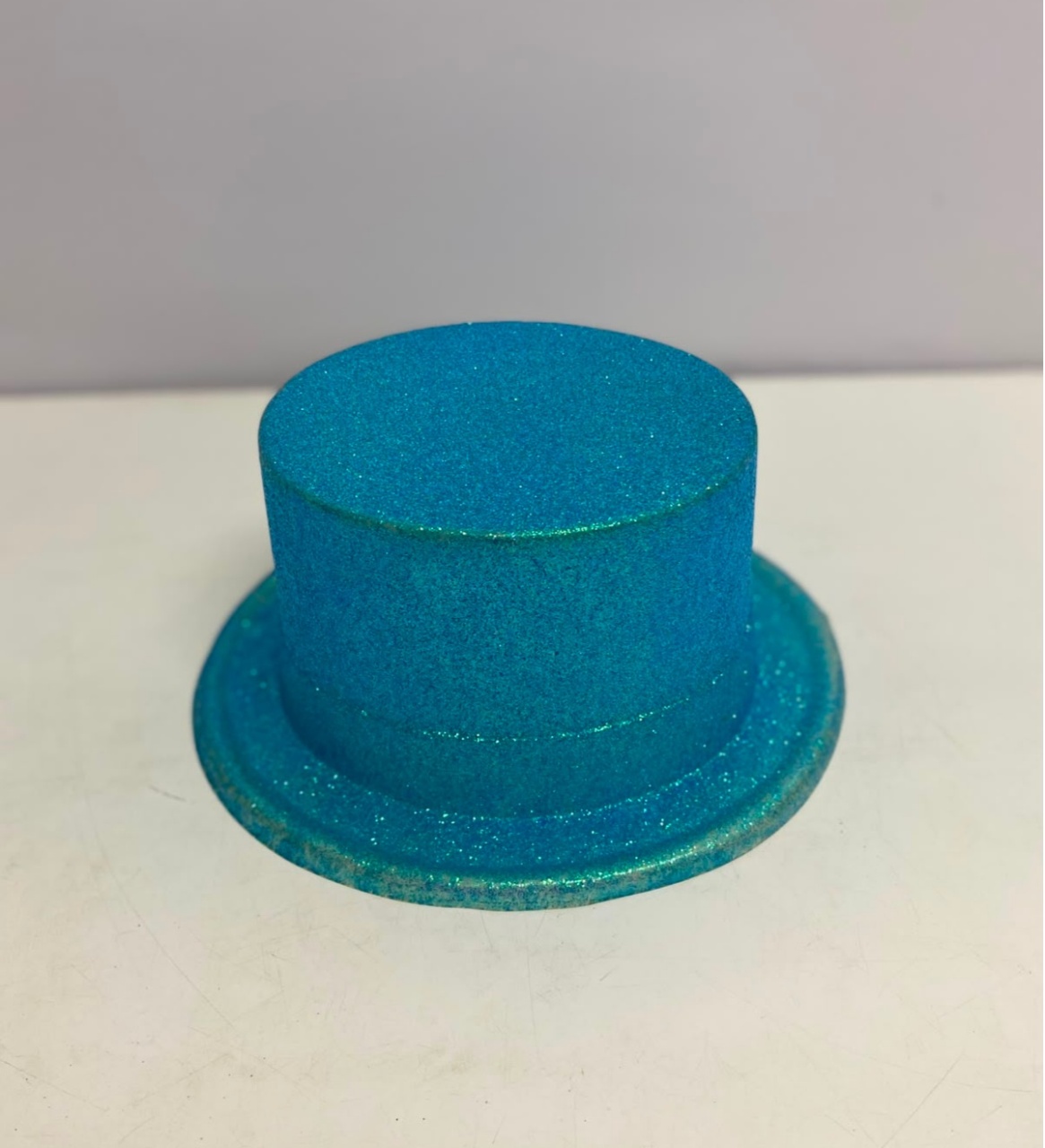 Chapéu de Carnaval Brilhoso Azul - BBFestasAluguel 