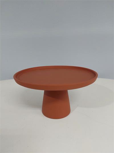 Porta Doce Fosco Cogumelo M Terracota 14Cm X 26Cm - BB Festas Aluguel 