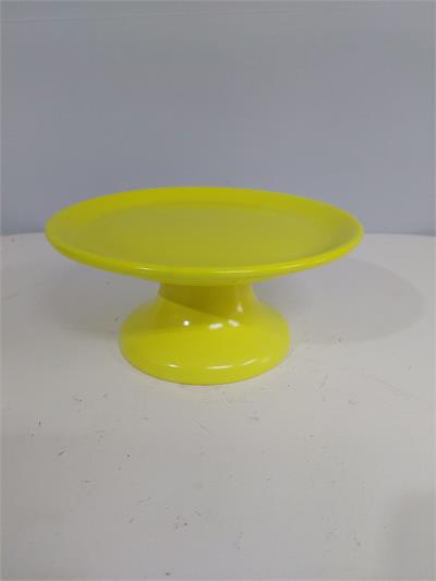 Porta Doce Médio Amarelo Neon 10Cm X 23Cm - BB Festas Aluguel 