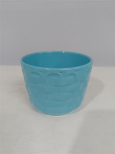 Cachepo Cerca P Azul 10Cm Alt X 12Cm Diametro - BB Festas Aluguel 