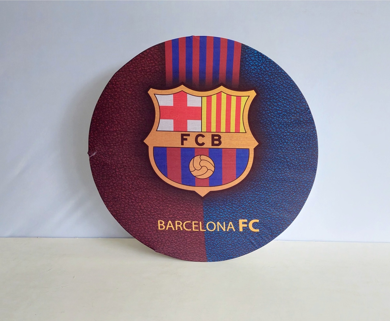 Painel Sublimado Redondo Barcelona 60Cm - BB Festas Aluguel 