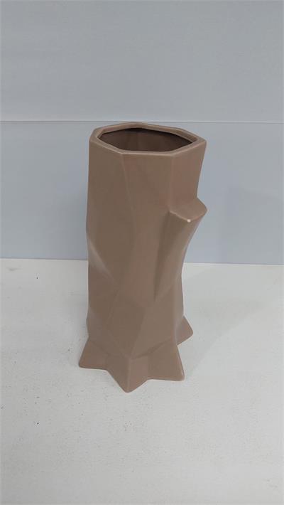 Vaso 3D Tronco Bege 25Cm X 10Cm - BB Festas Aluguel 