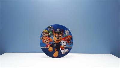 Painel Sublimado Redondo Patrulha Canina Personagens 60Cm - BB Festas Aluguel 