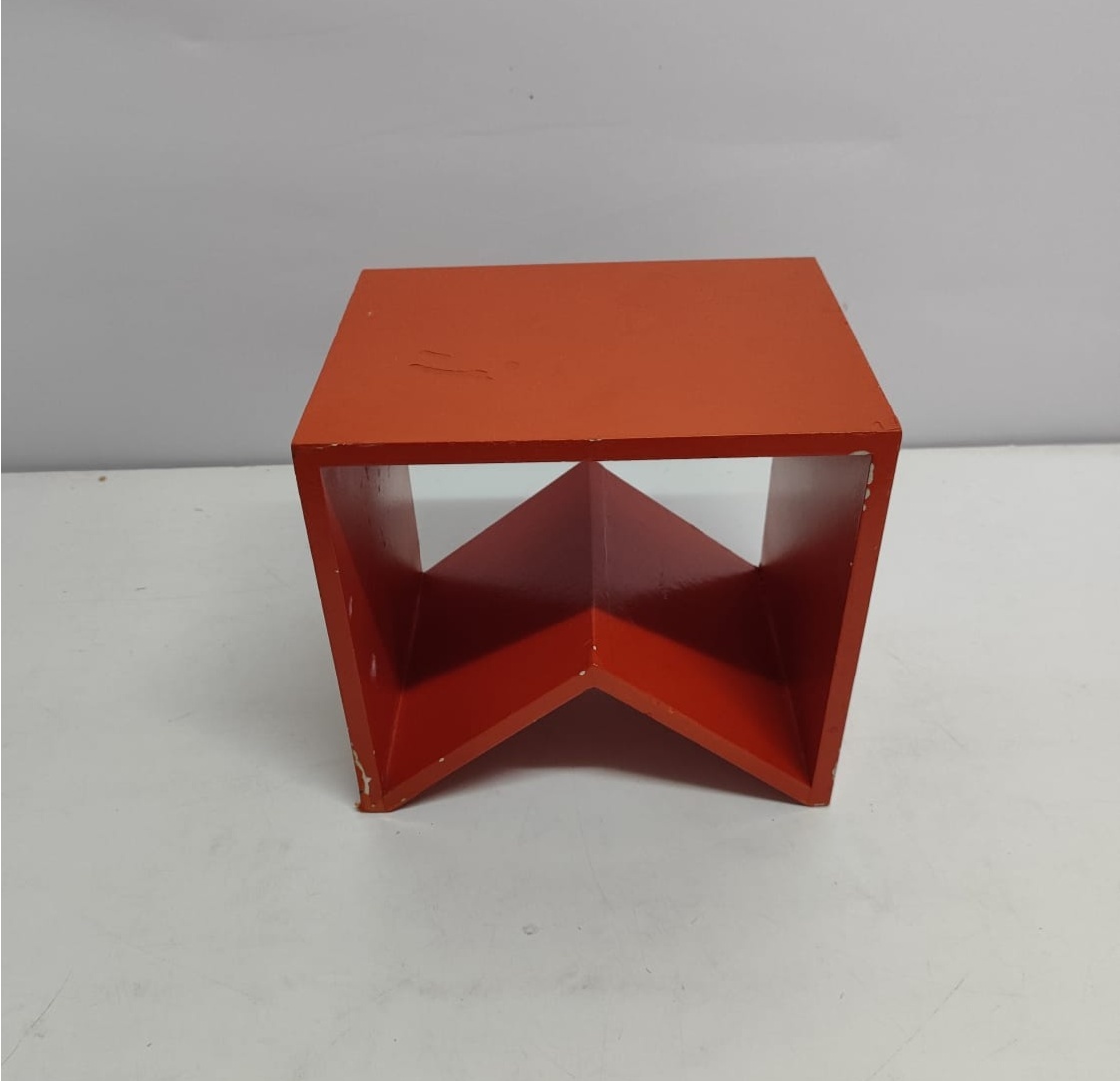 Bandeira Junina Mdf Laranja (São João) 20Cm Alt X 23Cm Larg X 17Cm Comp - BBFestasAluguel 