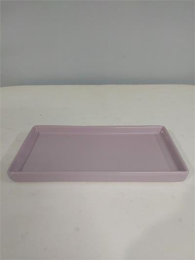 Bandeja Reta Sem Pé Lilás Candy 3Cm Alt 12Cm Larg  X 25Cm Comp - BB Festas Aluguel 