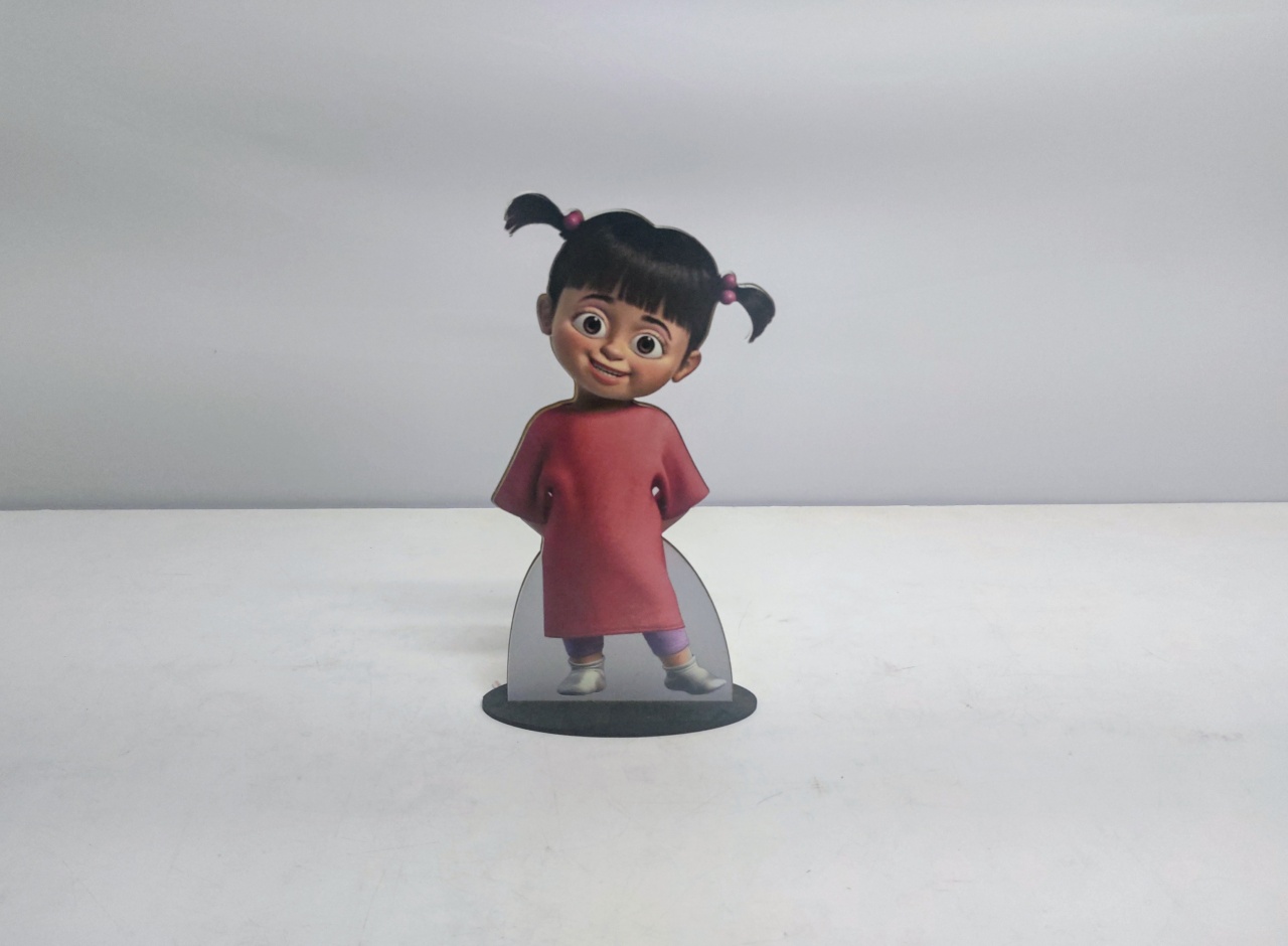 Totem Boo (Monstro S.a) 27Cm Alt X 15Cm Larg  - BB Festas Aluguel 