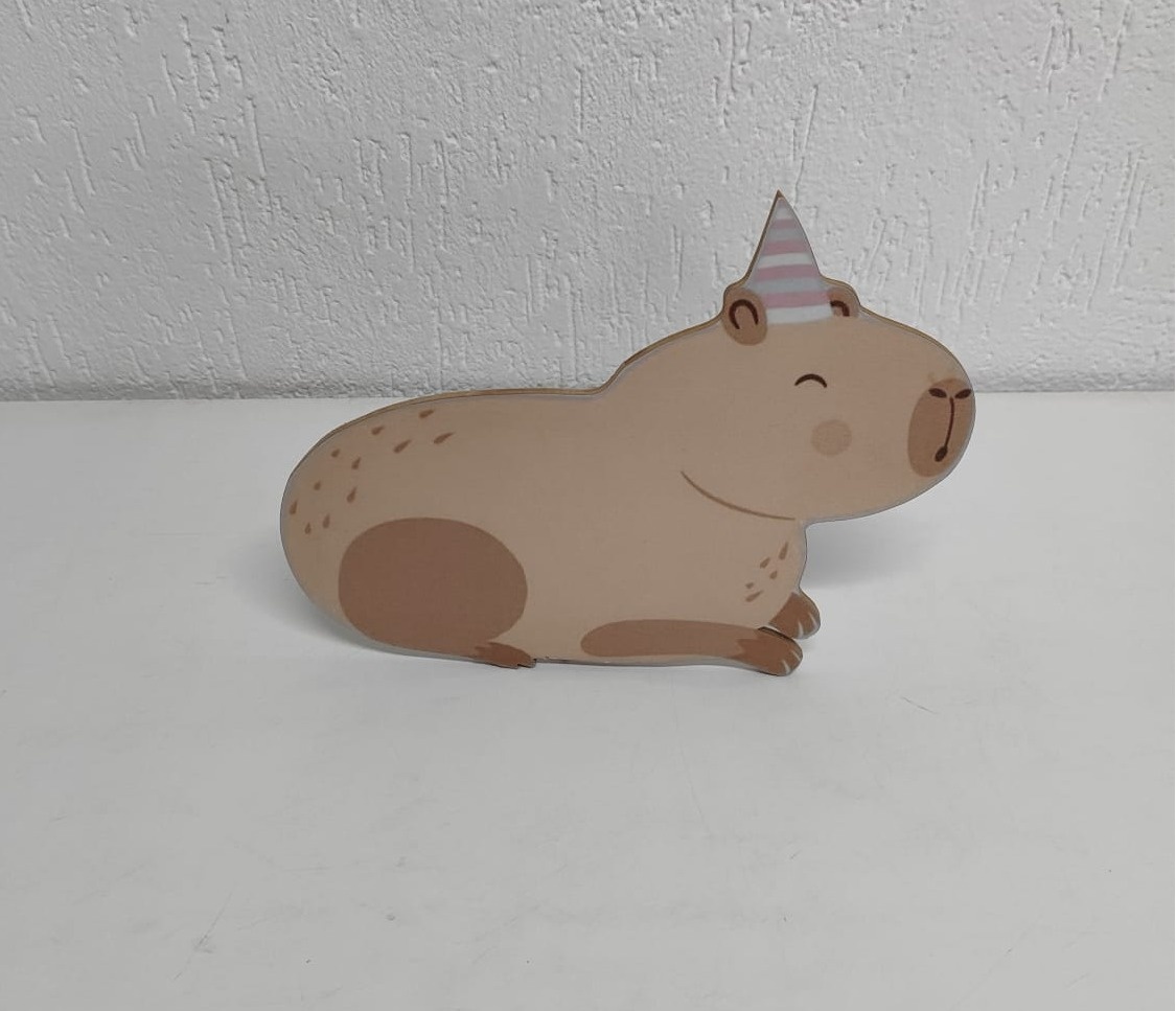 Totem Capivara  - BB Festas Aluguel 
