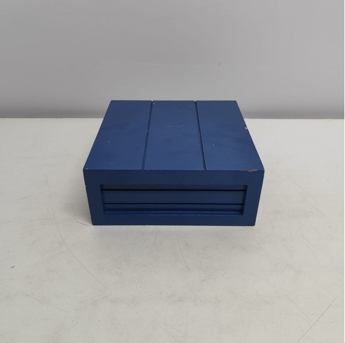 Suporte Mdf Azul Royal Alt 10Cm X 20Cm X 20Cm - BBFestasAluguel 