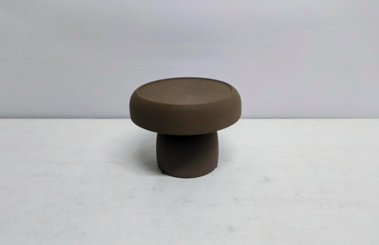 Porta Doce Congumelo/P Marrom-Terra Fosco 12Xm Alt X 16Cm Diametro  - BB Festas Aluguel 