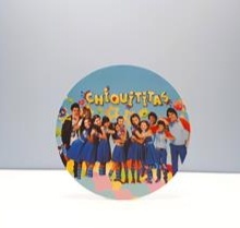 Painel Sublimado Redondo Elenco Chiquititas 60Cm - BB Festas Aluguel 