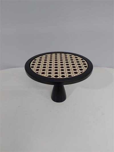 Porta Doce Baixo Mdf Com Renda Preto 15Cm X 22Cm - BB Festas Aluguel 