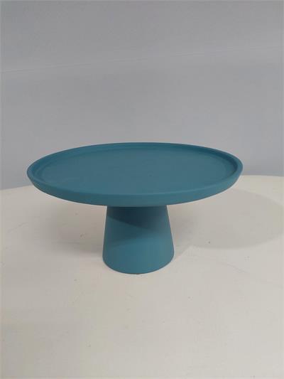 Porta Doce Fosco Cogumelo M Azul Turquesa 14Cm X 26Cm - BB Festas Aluguel 