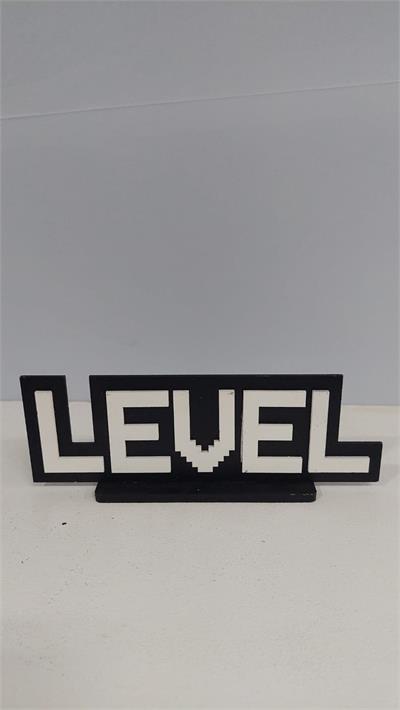 Totem 3D Level Em Mdf (Games) 9Cm X 25Cm - BB Festas Aluguel 