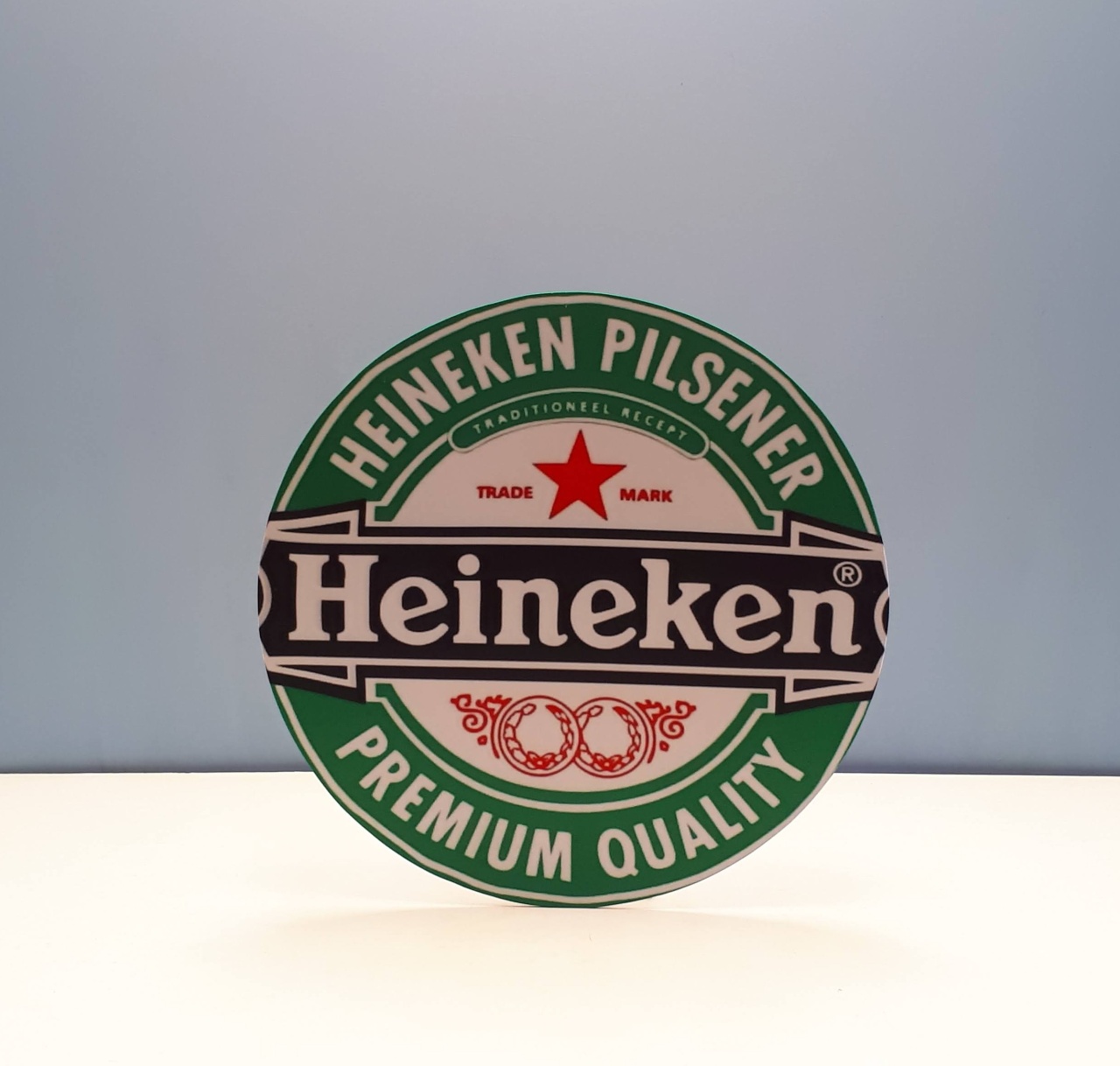 Painel Sublimado Redondo Heineken (Boteco) 60Cm  - BB Festas Aluguel 