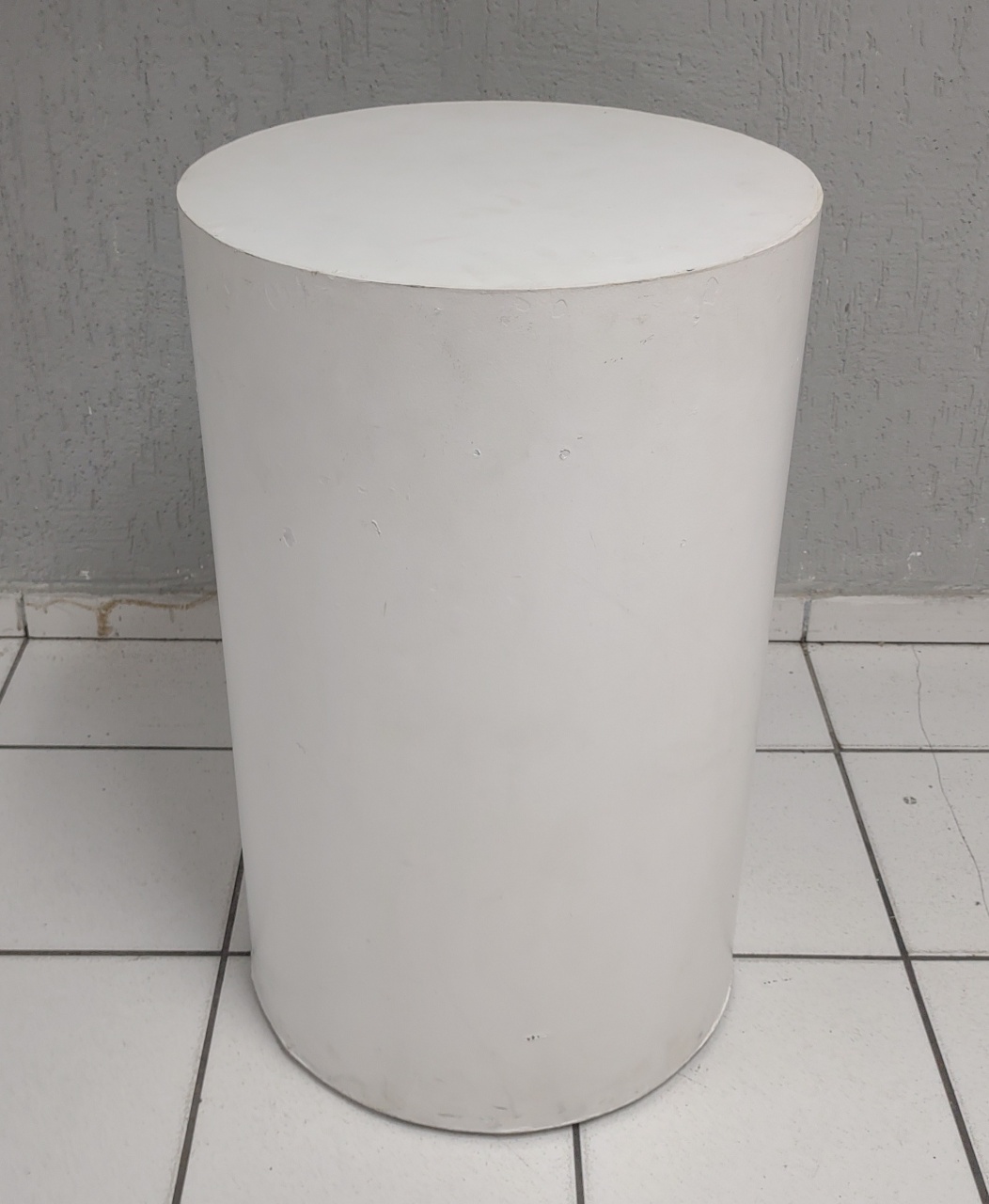 Cilindro Mdf G Branco 80Cm Alt X 50Cm Diametro  - BB Festas Aluguel 
