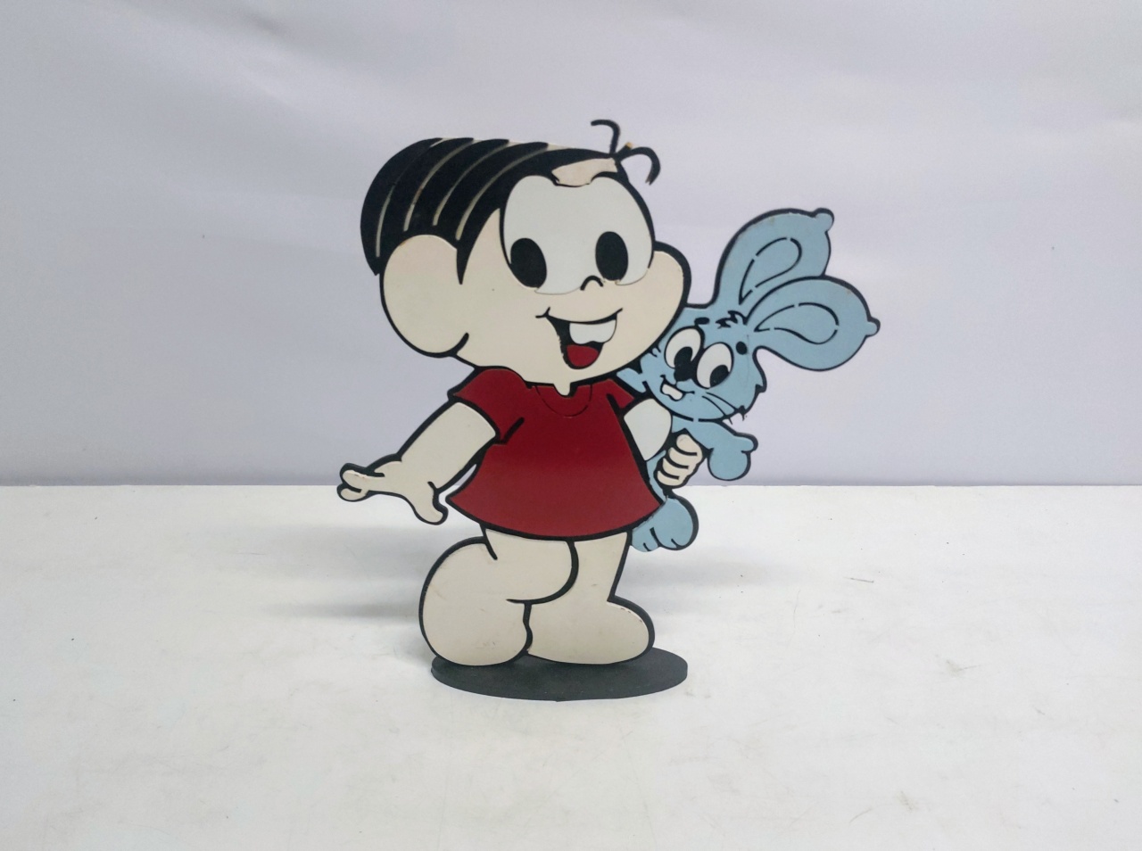 Totem Mônica E Sansão 30Cm Alt X 27Cm Larg - BB Festas Aluguel 