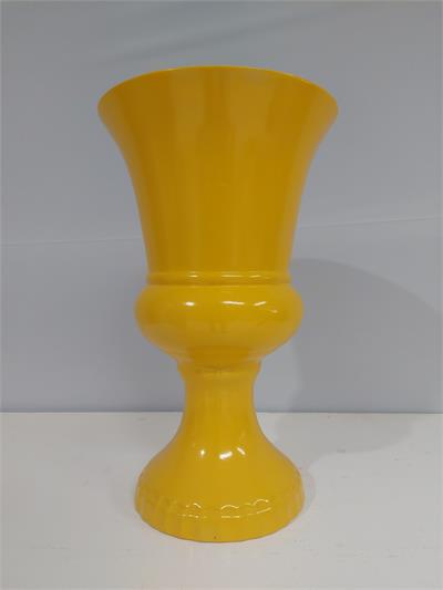 Vaso Taça Amarelo Gg 32Cm X 19Cm Diametro - BBFestasAluguel 