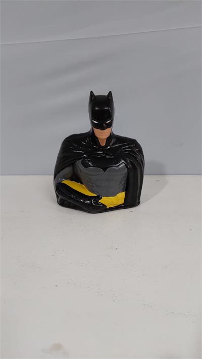 Busto Batman Louça (Herois) 22Cm X 14Cm - BB Festas Aluguel 