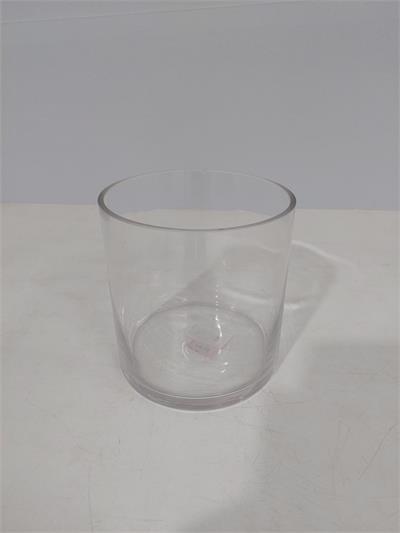Vaso Cilindro Vidro Pp 12Cm X 12Cm - BB Festas Aluguel 