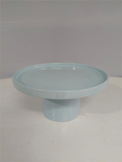 Porta Doce Com Borda Reta G Azul Claro 13Cm  Alt X 27Cm Diametro - BB Festas Aluguel 