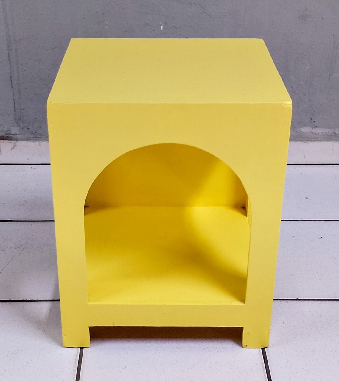 Nincho Arco Baixo Amarelo 50Cm Alt X 45Cm X 45Cm  - BB Festas Aluguel 