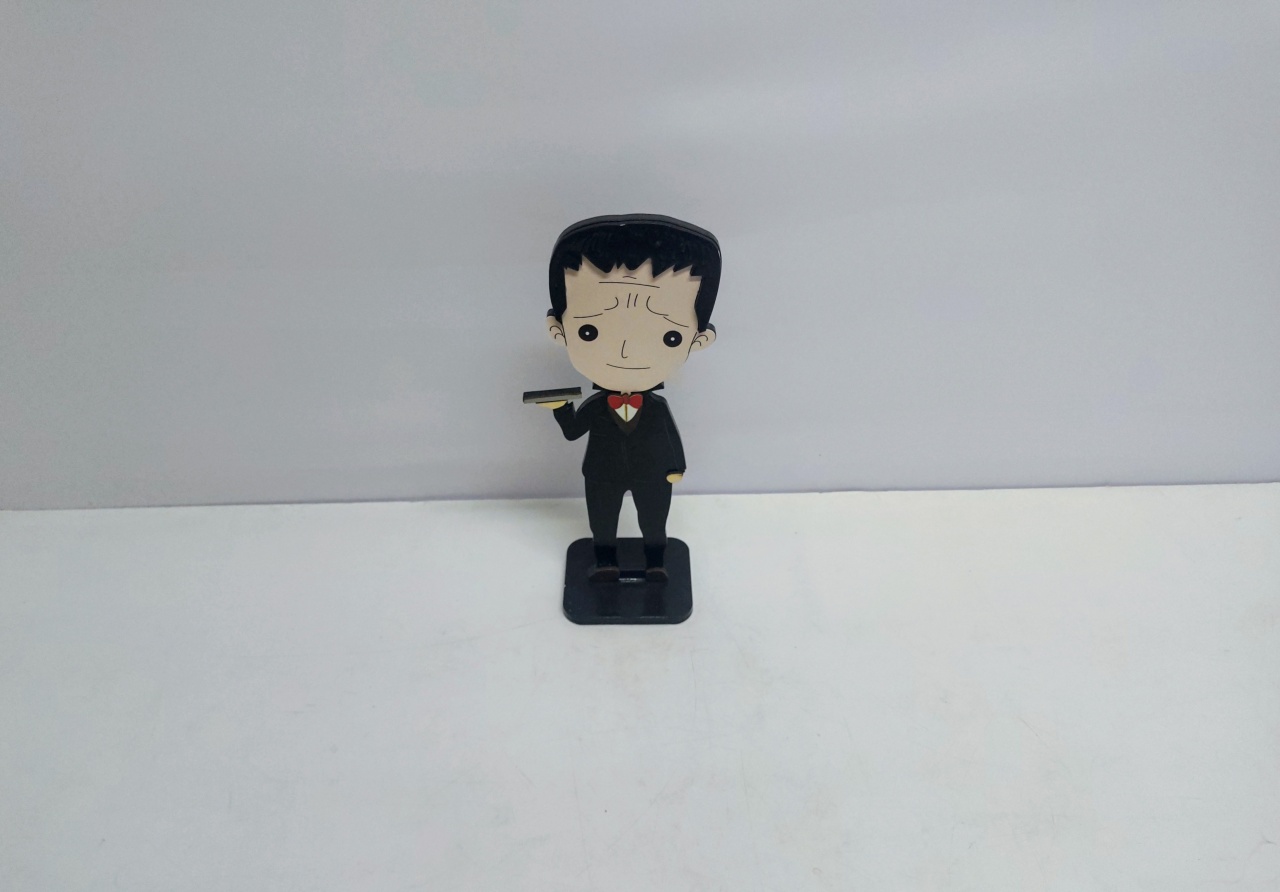 Totem Personagem Frankenstein (Família Addams) 28Cm Alt X 9Cm Diametro  - BB Festas Aluguel 